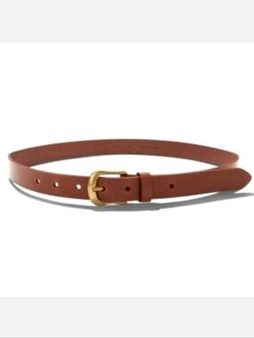 🔥ABSOLUTE FINAL💲⬇️🌿 Frye Brown 25MM Leather Belt W/ Brass Buckle, 1X/2X~NWT
